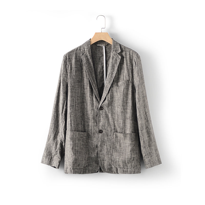Men's Linen Regular-Fit Jackets Blazer D021