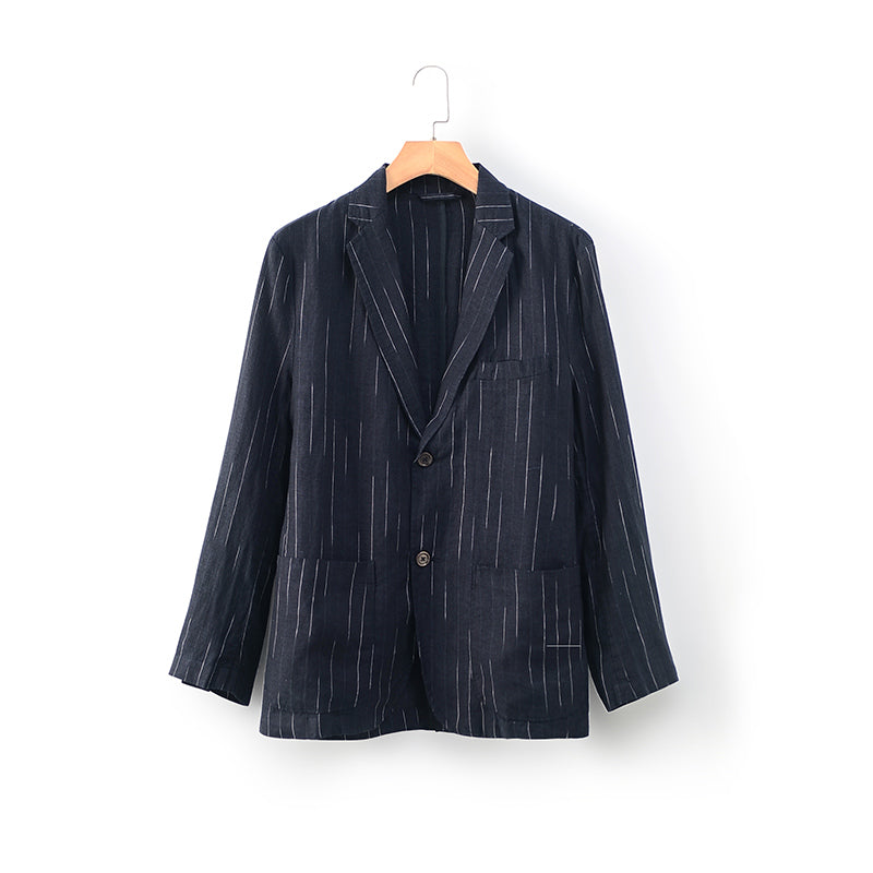 Men's Linen Regular-Fit Jackets Blazer D021