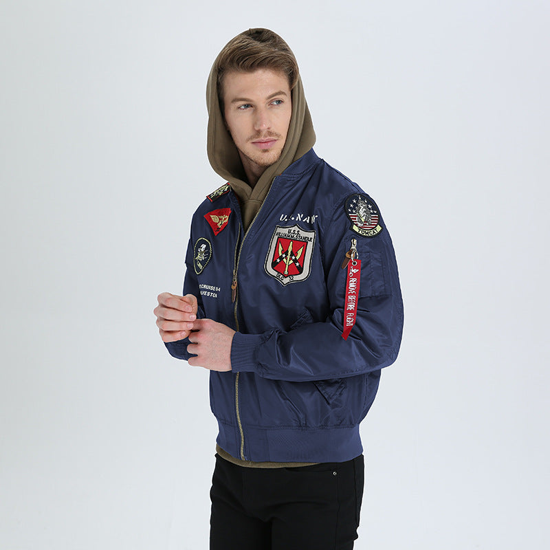 Spring / Autumn MA-1 Air Force Pilot Jacket Military Jacket Men T06