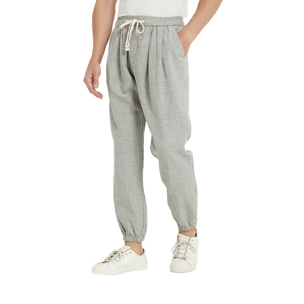 Men's Casual Linen Trousers C005