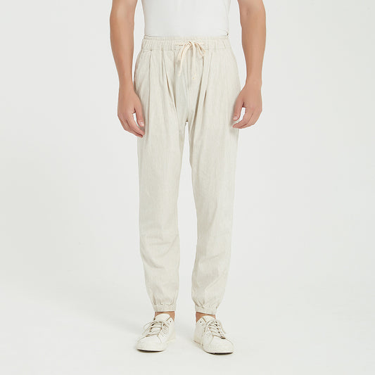 Men's Casual Linen Trousers C005