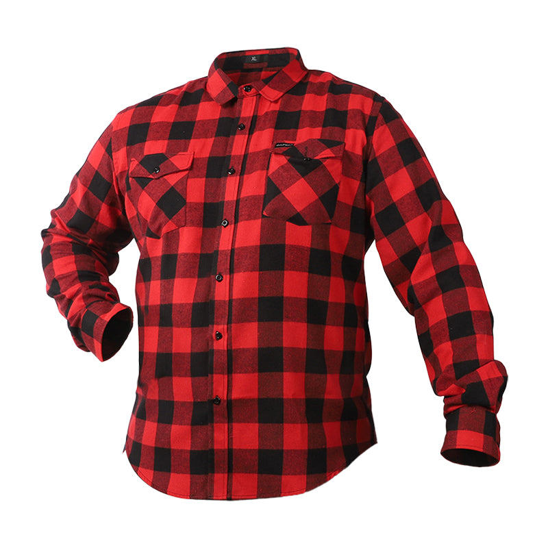 Retro Plaid Flannel Shirt T506