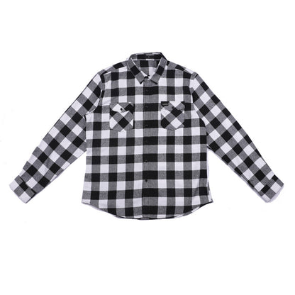 Retro Plaid Flannel Shirt T506