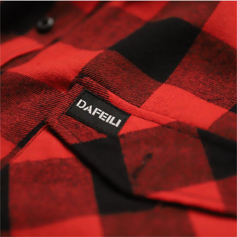 Retro Plaid Flannel Shirt T506