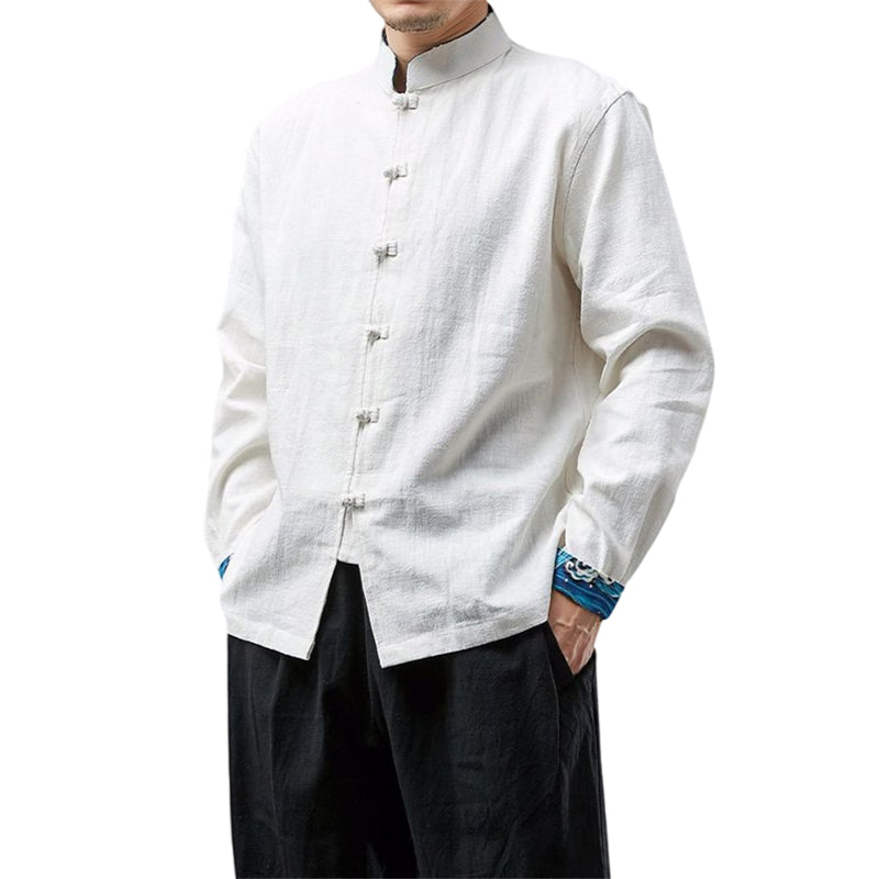 Men's Linen Vintage Casual Shirt M002