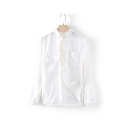 Men's Loose And Breathable Linen Shirt D005