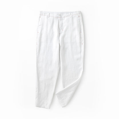 Men's 100% Linen Casual Trousers C007