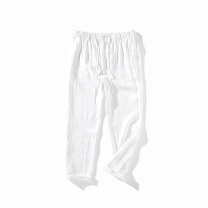 Men's Casual 100% Linen Pants 060