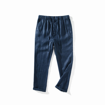 Men's Casual 100% Linen Pants 060