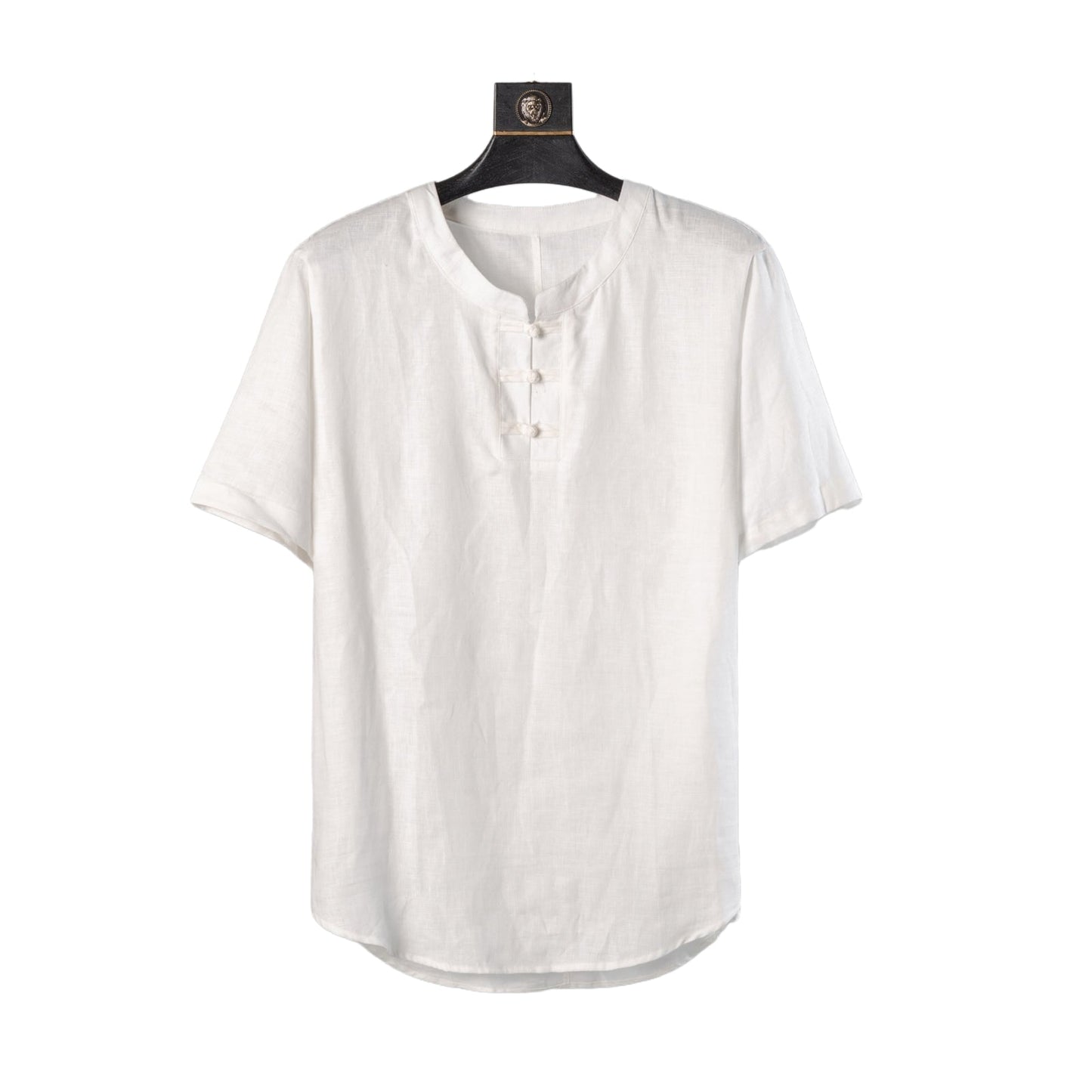 Men's Short Sleeve Linen Regular Fit Shirt