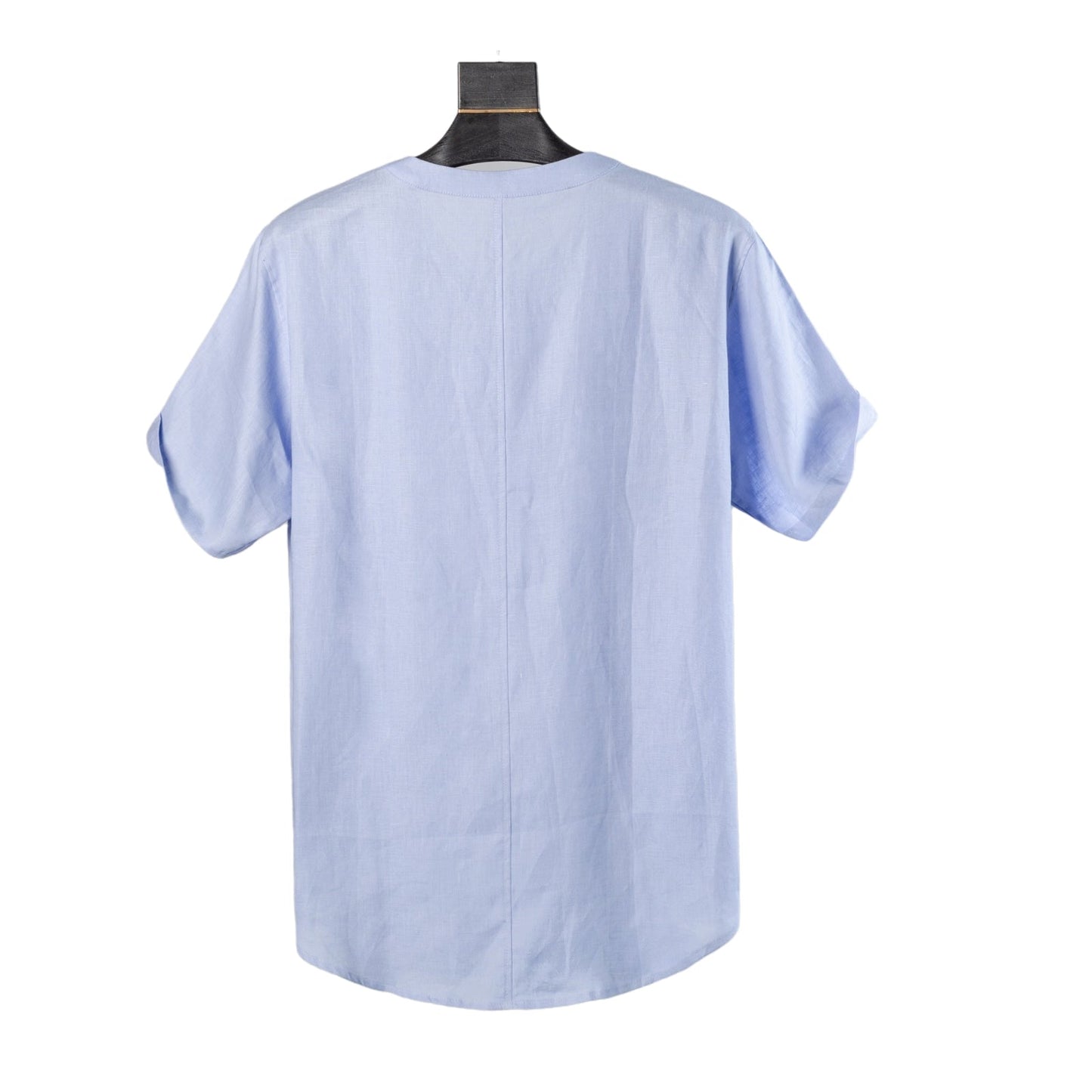 Men's Short Sleeve Linen Regular Fit Shirt