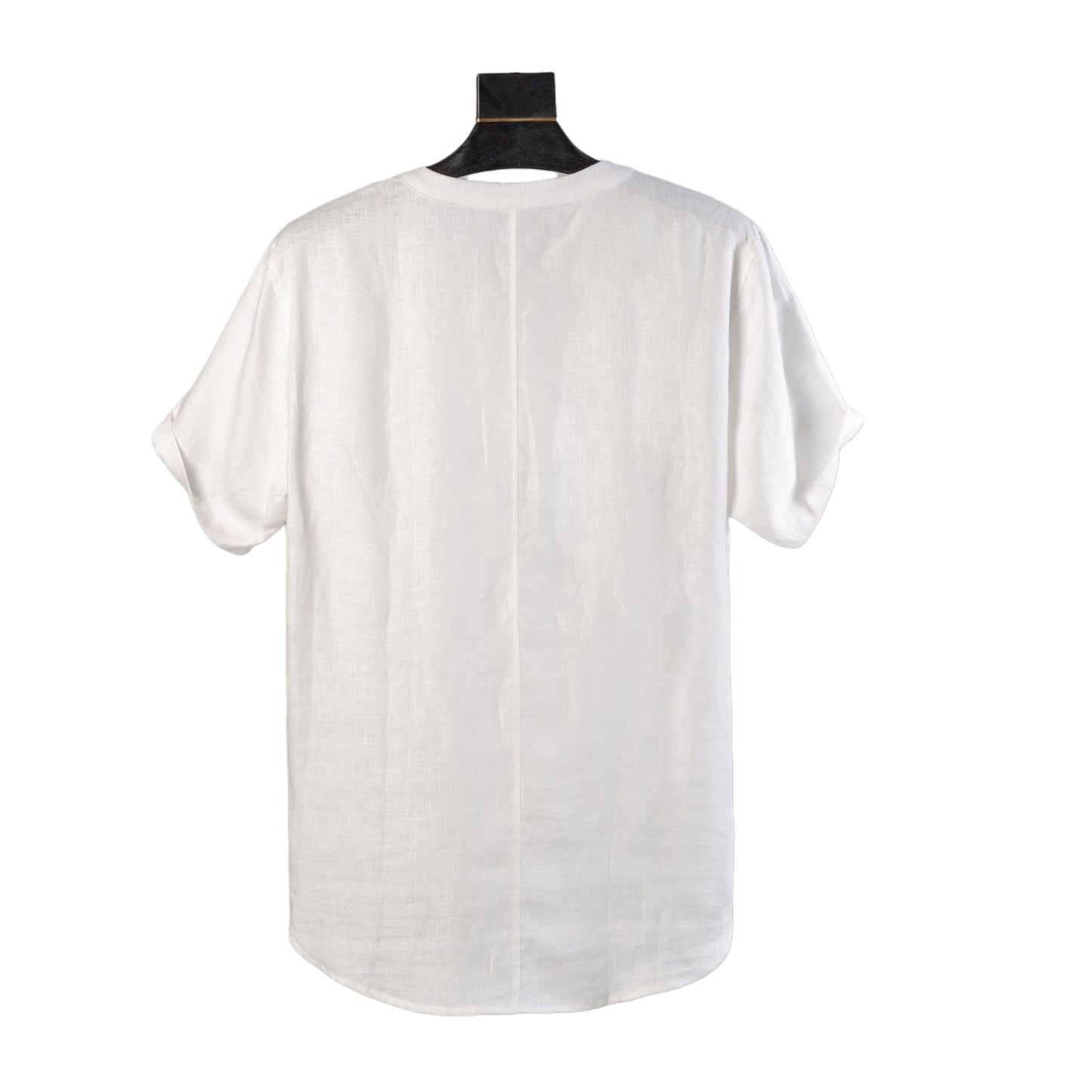 Men's Short Sleeve Linen Regular Fit Shirt