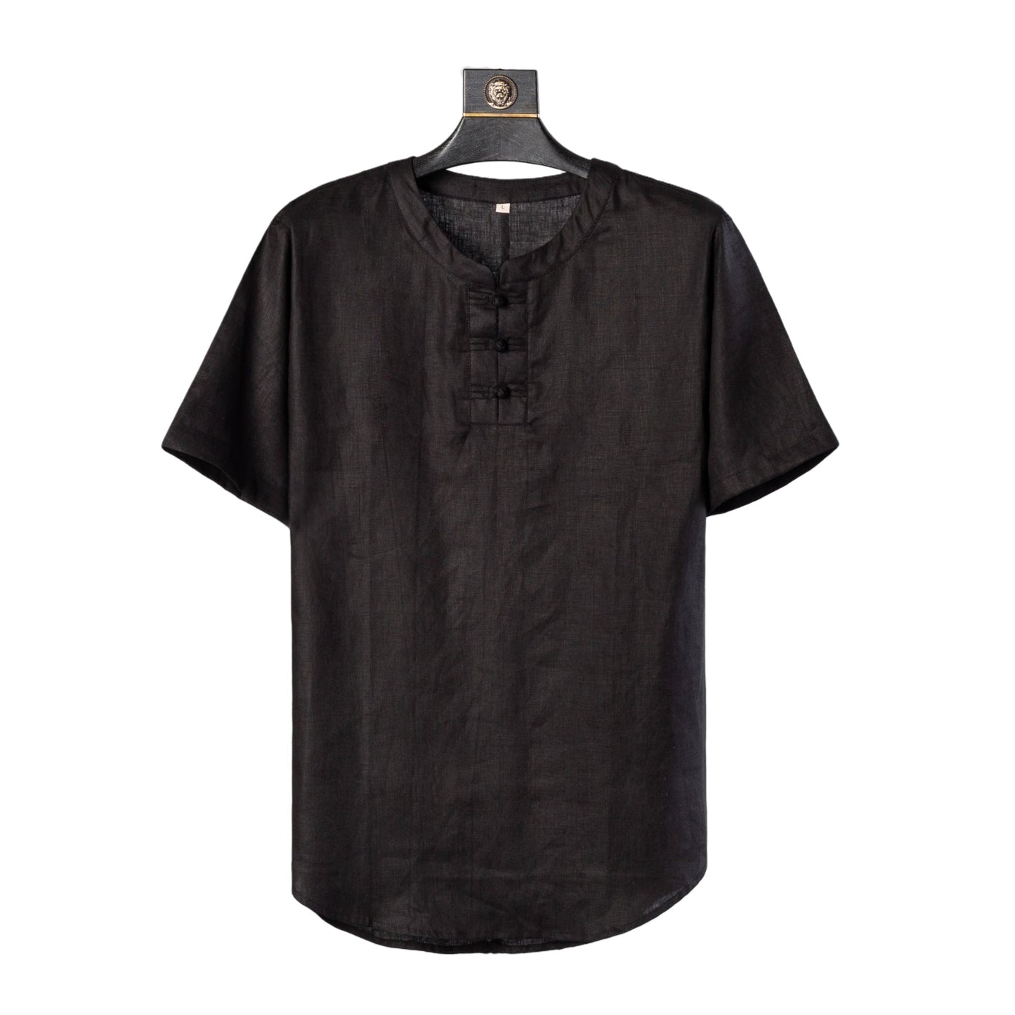 Men's Short Sleeve Linen Regular Fit Shirt