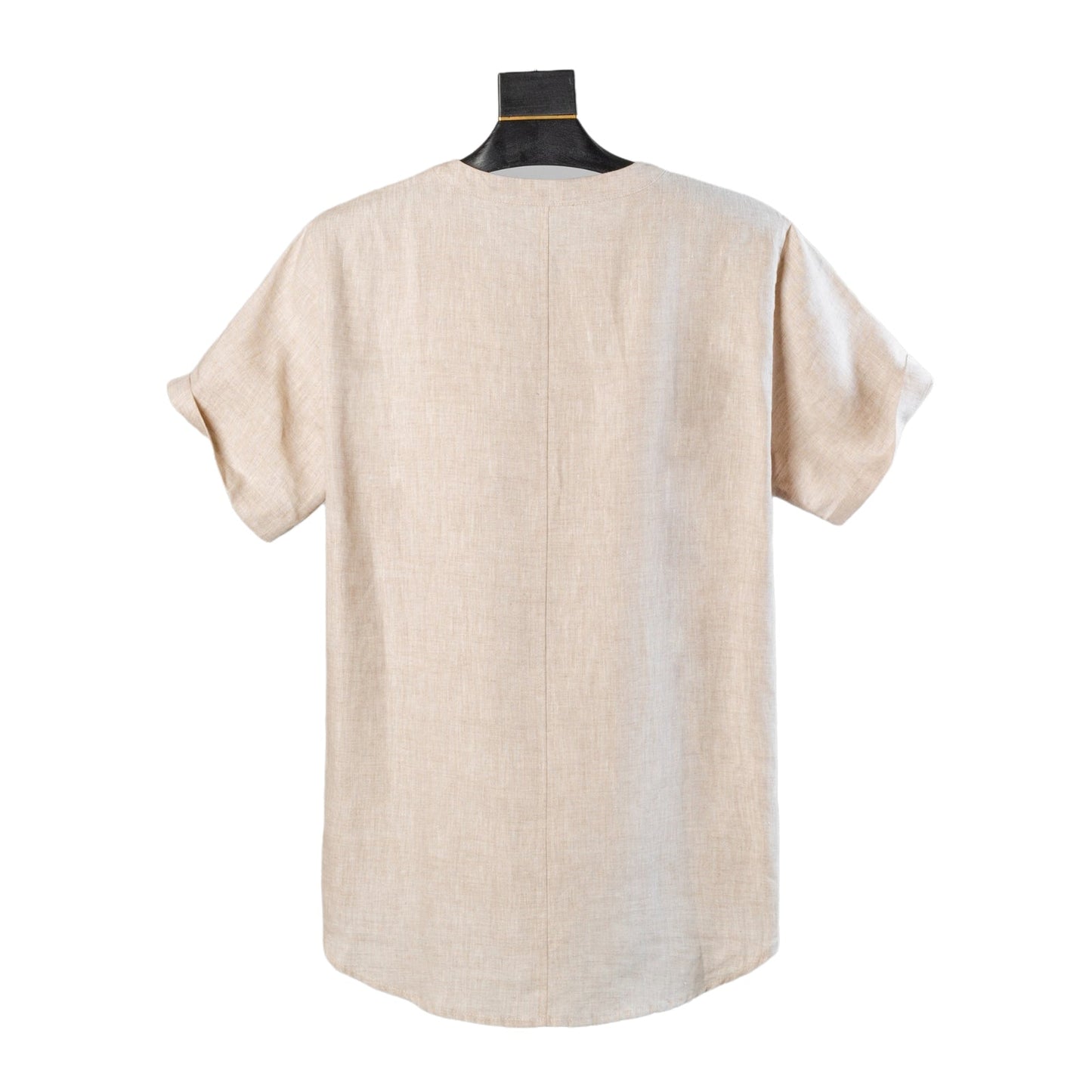 Men's Short Sleeve Linen Regular Fit Shirt