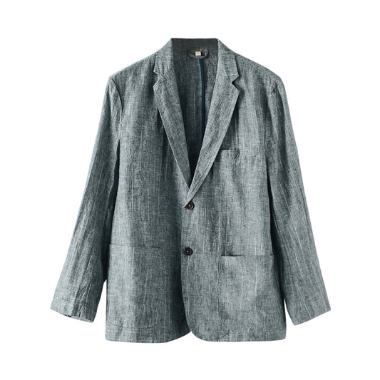 Men's Linen Regular-Fit Jackets Blazer D021