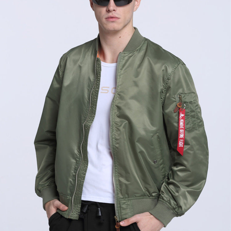 Thin Men's Aviator Jacket For Spring/Autumn