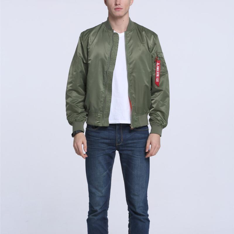 Thin Men's Aviator Jacket For Spring/Autumn