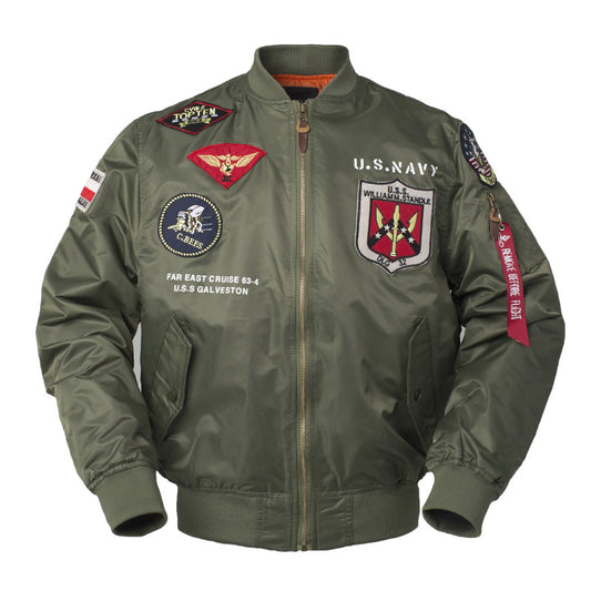 Spring / Autumn MA-1 Air Force Pilot Jacket Military Jacket Men T06