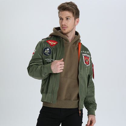 Spring / Autumn MA-1 Air Force Pilot Jacket Military Jacket Men T06