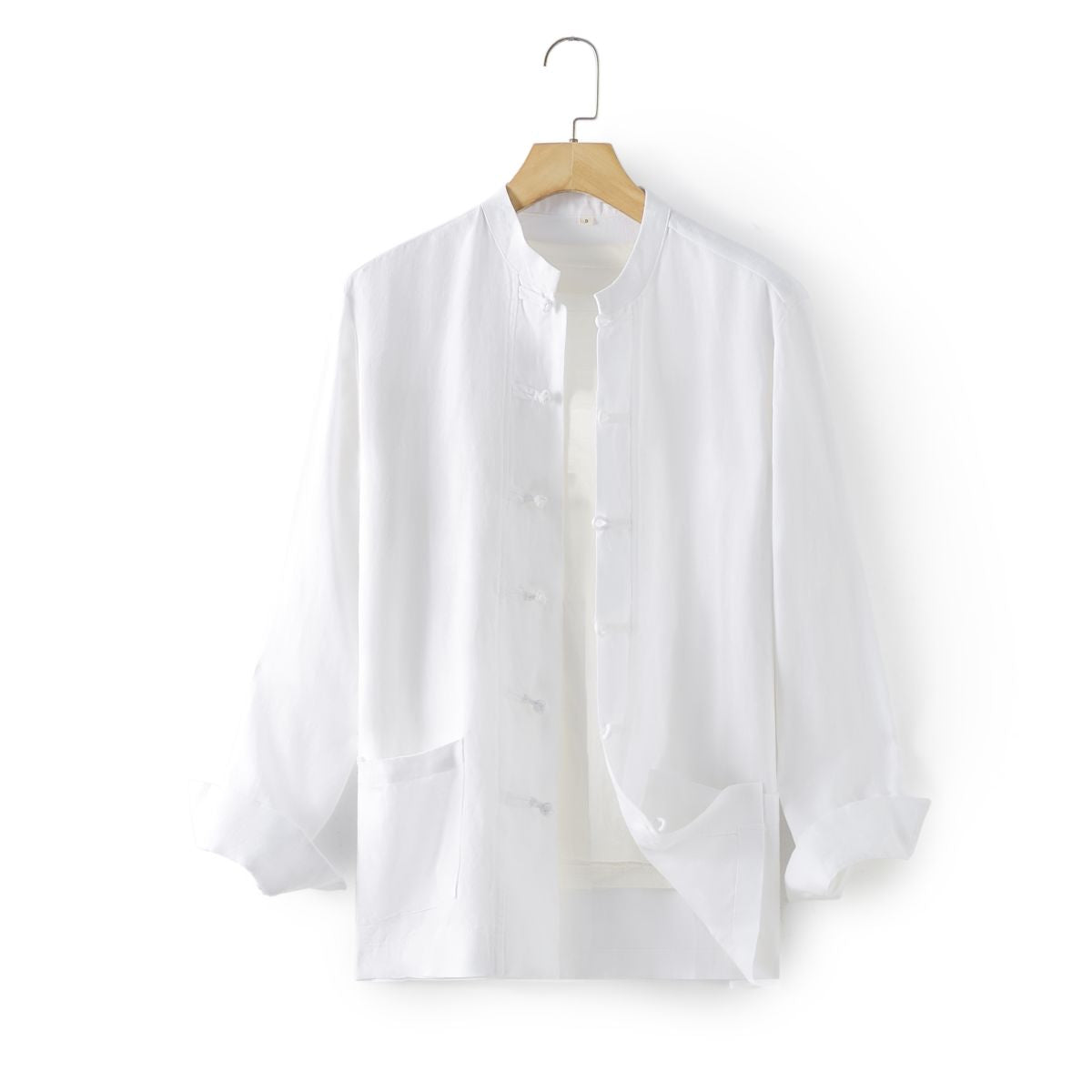 Men's 100% Linen long Sleeve casual shirt E009