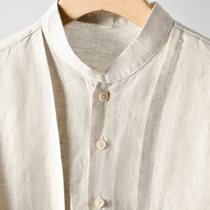 Men's 100% Linen long Sleeve shirt E010