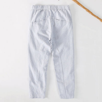 Men's Casual Linen Pant With Pockets C002